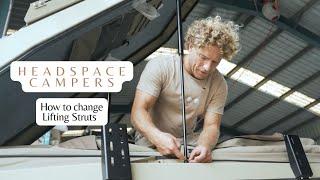 How to change lifting struts in your Headspace Campers Roof Conversion