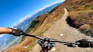 Herrensteig Trail - Bonus: Sturz crash | bikepark Kronplatz 2021 | 4K | mtb downhill | full run