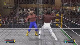 1989 WCW - The Junkyard Dog vs. Michael Hayes - Steel Cage