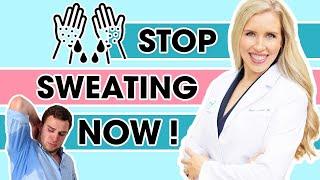 Stop Sweating Now! | Over-the-counter Solutions for Hyperhidrosis + Dermatologist's Tips