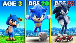 Surviving 99 YEARS As SONIC in GTA 5 (GTA 5 MODS)