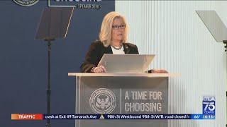 Rep. Cheney speaks at Reagan Library