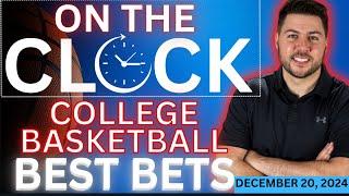 College Basketball Predictions Today | NCAAB Picks and Best Bets | On the Clock for 12/20/24