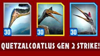 LEVEL 30 QUETZ GEN 2 BOSS EPIC STRIKE (JURASSIC WORLD ALIVE)