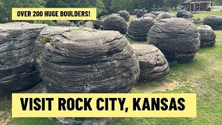 Visit Rock City, Kansas! One of Kansas 8 Geological Wonders! It's Worth the Detour!