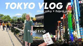 tokyo vlog  mt. fuji road trip, cafes & shopping in shinjuku | living in japan