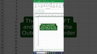 Need To Shift Rows Up Or Columns Over @TheNetworkEngineer-RJ #trending #computer #exelmaster