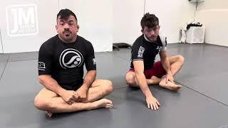 Great guillotine/triangle hybrid Choke when the Rear Choke is defended