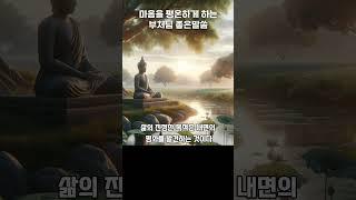  내면의 평화 찾기: 부처님의 교훈  #부처핸접 #부처님말씀 #mindfulness #좋은명언 #meditation