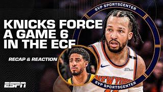 FULL REACTION  Knicks defeat Pacers & force a Game 6 in the Eastern Conference Finals | SC with SVP