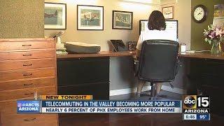 Telecommuting in the Valley becoming more and more popular