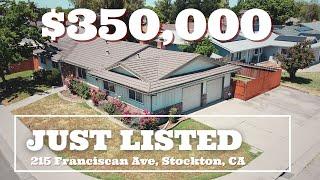 215 Franciscan Ave. Home Tour - Stockton Home for Sale