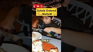 Pizza Time With Little Suhaib | Fun Time  #food #pizza #shorts #viralvideo