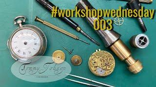 BEAUTIFUL Verge Pocket Watch - Da Vinci Clock - Clock Repair Shop - Vlog 003 - Workshop Wednesday