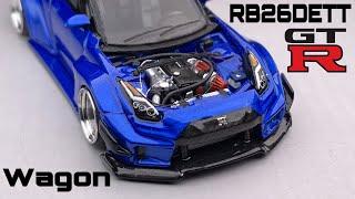 Nissan GTR R35 RB26DETT Wagon Hotwheels Custom