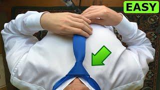 How to tie a tie EASY (Windsor knot)