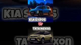 kia Syros Vs Tata Nexon Compression  #shortsfeed #tatanexon #kiasyros #youtube #compression