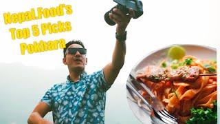 | Nepal.Food's TOP 5 | FOOD VLOG POKHARA | TVS Ntorq |