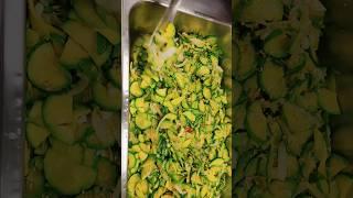 MENU 차조밥 청국장찌개 애호박볶음 김구이 배추김치 황도 #단체급식