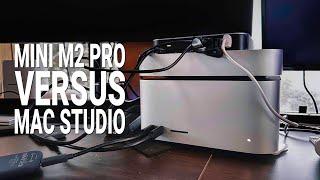 The New Mac Mini M2 Pro Is A Mini Studio!  M2 Pro Mac Mini Vs Mac Studio M1 Max