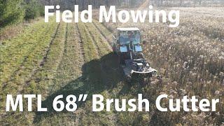  Bobcat Toolcat Mowing a Field - Neat Trick - Crab Steer for Perimeter