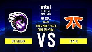 Outsiders vs. fnatic - Map 2 [Mirage] - IEM Rio Major 2022 - Champions stage - Quarter-final