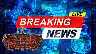 FaB 3.0 Announced HUGE NEWS and BANS  | Flesh and Blood TCG #FaBTCG on Youtube Live