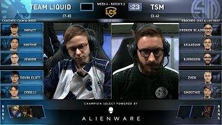 TL vs TSM - Week 4 Day 2 Season 9 LCS Spring 2019 - Team Liquid vs Team SoloMid