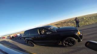 jeep srt8 on 200shot vs procharged jeep srt8