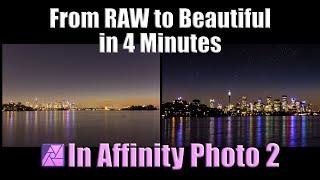 From RAW to Beautiful in 4 minutes with Affinity Photo 2