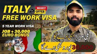 How to Apply Italy  Work Visa 2025 | Italy Work Permit | #europe #fivestarvisa