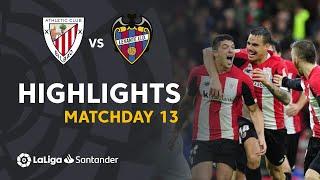 Highlights Athletic Club vs Levante UD (2-1)