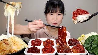 mukbang, spicy. ASMR.