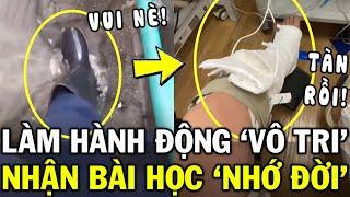 Đút chân vào XOÁY NƯỚC trong ống cống, thanh niên nhận cái kết THƯƠNG TẬT SUỐT ĐỜI | Gen Z Review