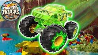 Hot-Wheels-Monstertrucks treten in diesem epischen Kampf gegeneinander an! 