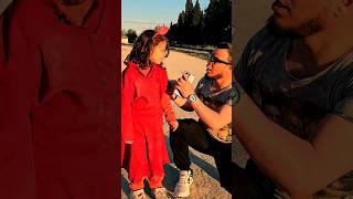 A poor girl with torn clothes wins a lot of money 