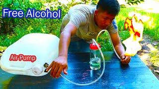 Auto Free Gas from Alcohol for Cooking | Free Energy | Learn for ideas