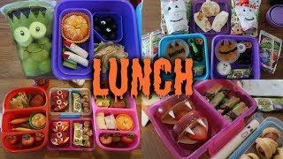 Halloween School Lunch Ideas!  - Week 10  | Sarah Rae Vlogas |