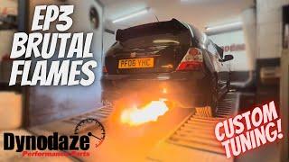 Honda Civic Ep3 typer drops bombs being tuned!