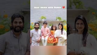 Allu Arjun with his wife and children #alluarjun #alluarjunfamily