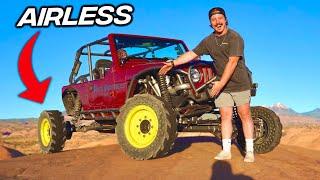 TESTING SKID STEER TIRES ON JEEP