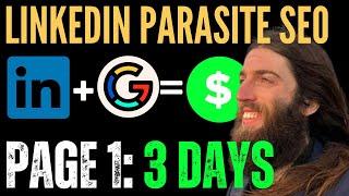 Parasite SEO: How I Ranked a High Ticket Linkedin Page And Youtube Video On Page 1 In Just 3 Days