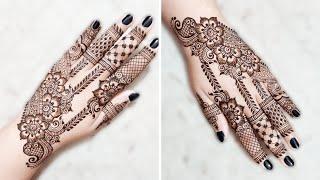 Heavy Indian Mehndi Design For Back Hand | Sam Henna Creations | simple mehndi | mehandi design