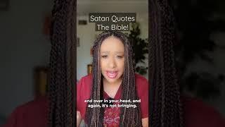 Satan Quotes the Bible! Is it The Holy Spirit or a Deceiving Spirit? Demons cause mental torment!