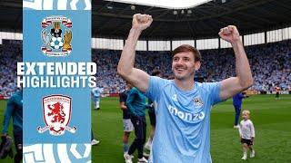 EXTENDED HIGHLIGHTS ▶️ | Coventry City v Middlesbrough | Sky Bet Championship 2024/25