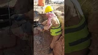 compressor cutting manhol concrete #shorts #trending #faisalsami