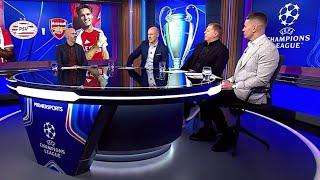 UCL PSV VS ARSENAL 1-7  ARTETA MASTERCLASS IN THRILLING WIN | PUNDITS CRAZY ANALYSIS & REACTIONS!