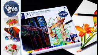 Staedtler Super Soft Colored Pencil Video Review    HD 1080p