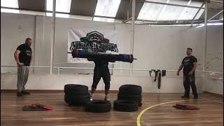 STRONGMANATLETAS DE FORÇA  ANDRÉ LEÃO CAT.+105KG LOGLIFT 150KG Campeonato Nacional de Loglift 2020