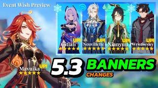 CONFIRMED CHANGES! 5.3 BANNERS | 5.2 DRIP MARKETING DATE | LIYUE CHRONICLED WISH - Genshin Impact